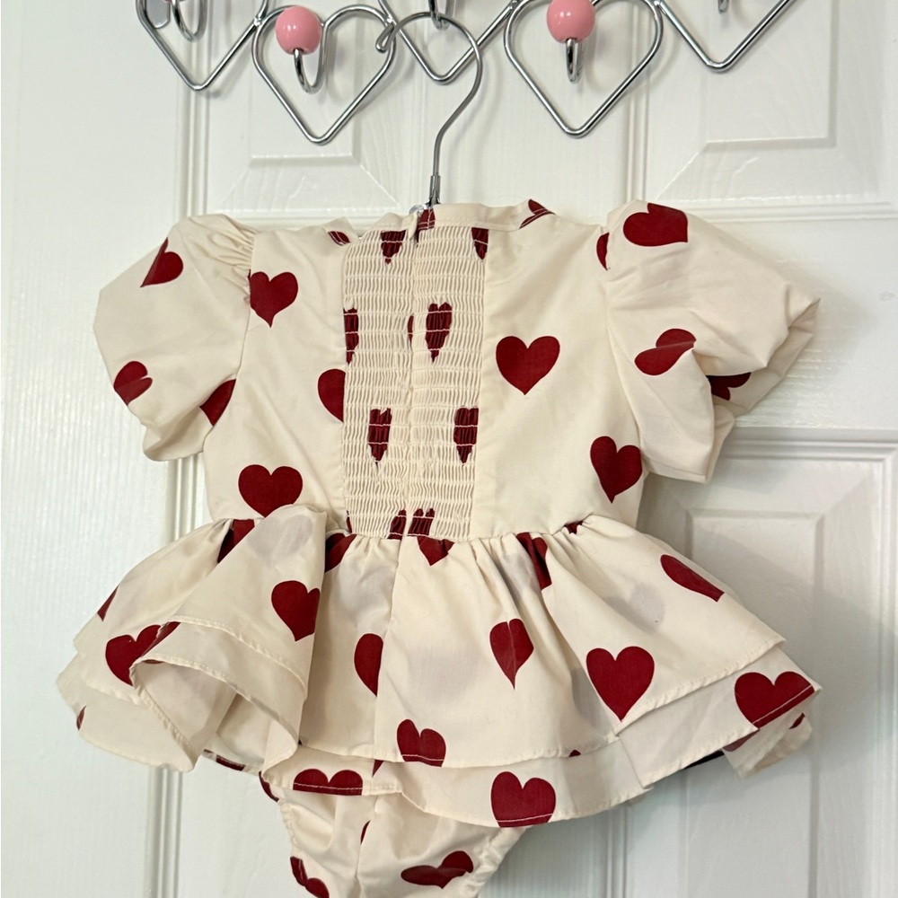 Ivy City Co Heart Ruffle Baby Bubble - Picture 8 of 13